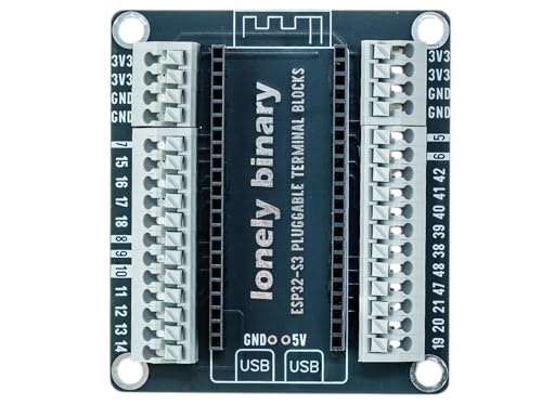 Lonely Binary ESP32-S3 N16R8 Screwless Terminal Board for Arduino IDE
