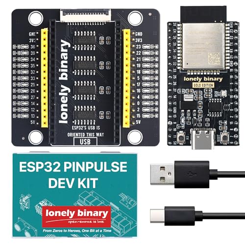 Lonely Binary ESP32 PinPulse Shield GPIO LED Display Port for Arduino IDE