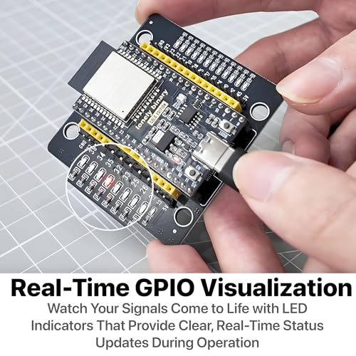 Lonely Binary ESP32 PinPulse Shield GPIO LED Display Port for Arduino IDE