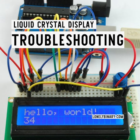 Troubleshooting - Liquid Crystal LCD with I2C Backpack