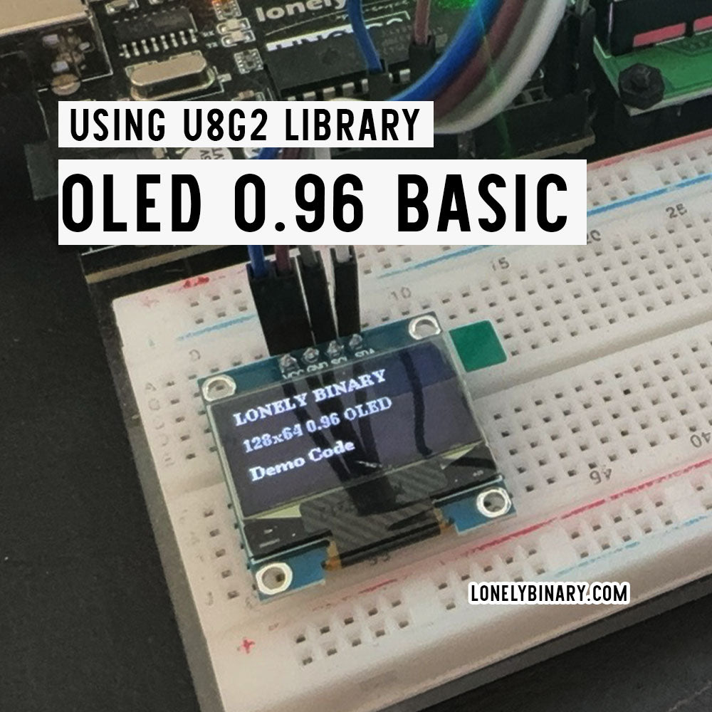 Using OLED 0.96" with U8G2 Library
