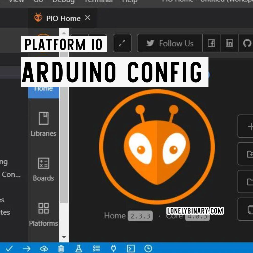 Platform IO Arduino Configuration