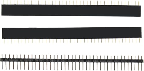 Lonely Binary 75-Piece 2.54mm Pin Header Kit, Male and Female 40-Pin Rows