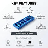 Lonely Binary 3-Pack 32x8 LED Matrix MAX7219 3-Color for Arduino ESP32
