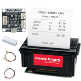 Lonely Binary 58mm Thermal Receipt Printer Kit Type-C for ESP32 & Arduino