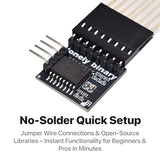 LONELY BINARY 5-Set I2C 4x4 Matrix Membrane Keypad for Arduino ESP32 Pico