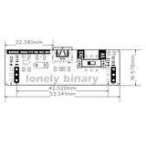 Lonely Binary 3-Pack Breadboard Power Supply 3.3V 5V USB-C Switchable