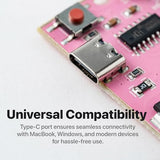 Lonely Binary UNO R3 ATmega328P Board USB-C Sakura Pink for Arduino IDE