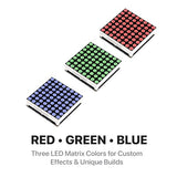 Lonely Binary 3-Pack 8x8 LED Matrix MAX7219 3-Color for Arduino & ESP32