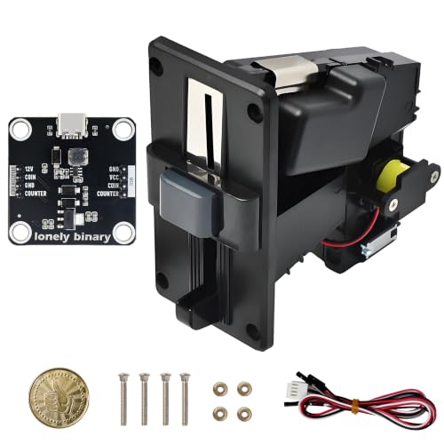 Lonely Binary Arcade Coin Acceptor Module Kit for ESP32-S3, USB-C Powered