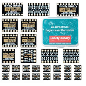 LONELY BINARY 27-Pack Logic Level Converter 2/4/6 Channel 3.3V to 5V