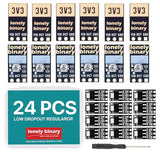 Lonely Binary 24-Pack AMS1117 LDO Regulator 18x 3.3V + 6X Adjustable Module