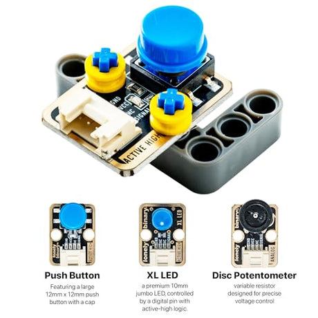 Lonely Binary TinkerBlock UNO R3 Starter Kit 12 Sensors for Arduino IDE