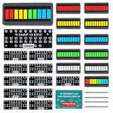 LONELY BINARY 12-Pack 10-Segment LED Bar Graph 6-Color Resistor PCB Case
