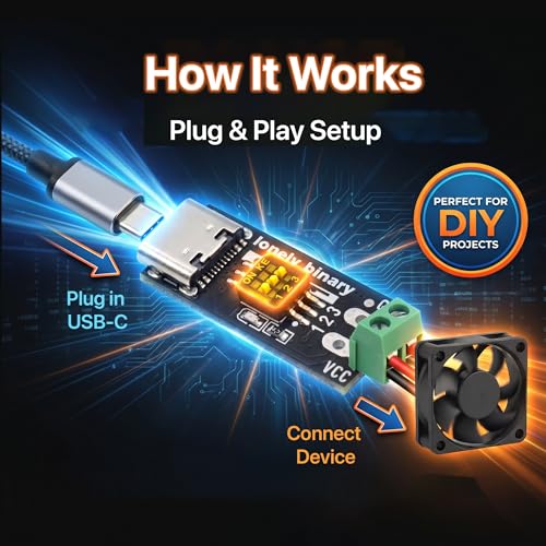 Lonely Binary 12-Pack USB-C PD Trigger 100W Decoy DIP 5-20V Screw Terminal
