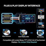 Lonely Binary ESP32 PinPulse Shield GPIO LED Display Port for Arduino IDE