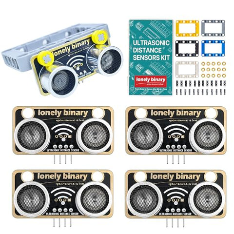 TinkerBlock Ultrasonic Distance Sensor, 5-Pack