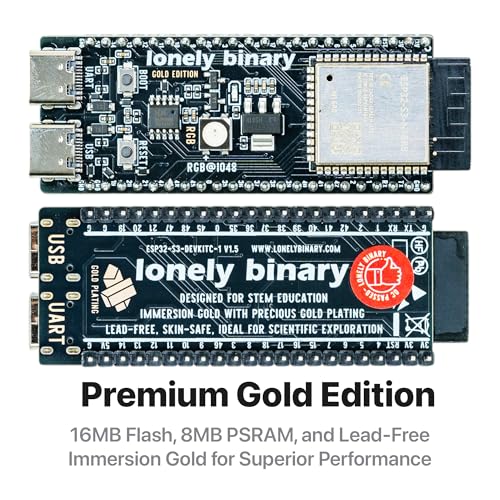 Lonely Binary ESP32-S3 N16R8 Screwless Terminal Board for Arduino IDE