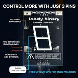 Lonely Binary 4" 7-Segment LED Display 74HC595 for Arduino & ESP32