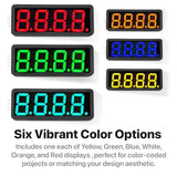 Lonely Binary 6-Pack TM1637 4-Digit 0.56" LED Display for Arduino & ESP32