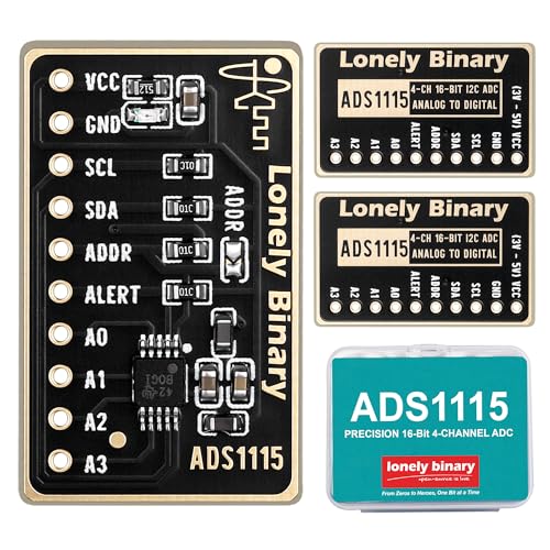 ADS1115 16-Bit ADC I2C Module, 3-Pack
