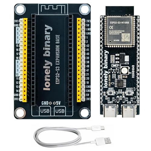 Lonely Binary ESP32-S3 N16R8 2.54mm Expansion Board for Arduino IDE