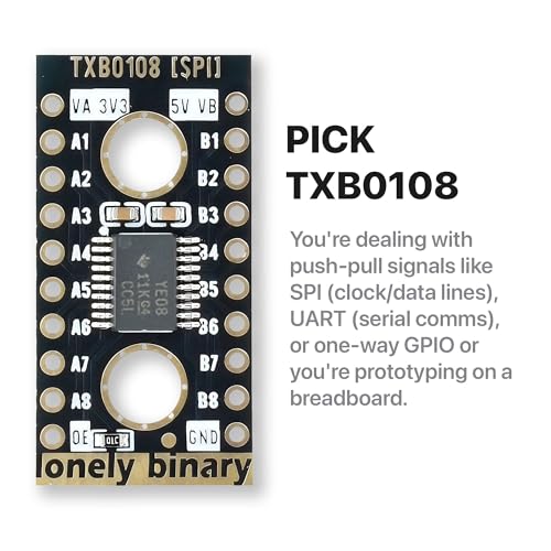 Lonely Binary 6-Pack TXB0108 TXS0108 8-Ch Logic Level Shifter for Arduino