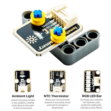 Lonely Binary TinkerBlock UNO R3 Starter Kit 12 Sensors for Arduino IDE