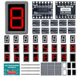 Lonely Binary 24-Pack 0.56" 7-Segment LED 74HC595 Driver for Arduino ESP32