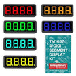 Lonely Binary 6-Pack TM1637 4-Digit 0.56" LED Display for Arduino & ESP32