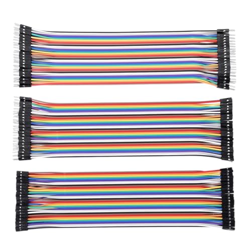 LONELY BINARY 480-Pack Breadboard Jumper Wires 20cm M-M M-F F-F for Arduino