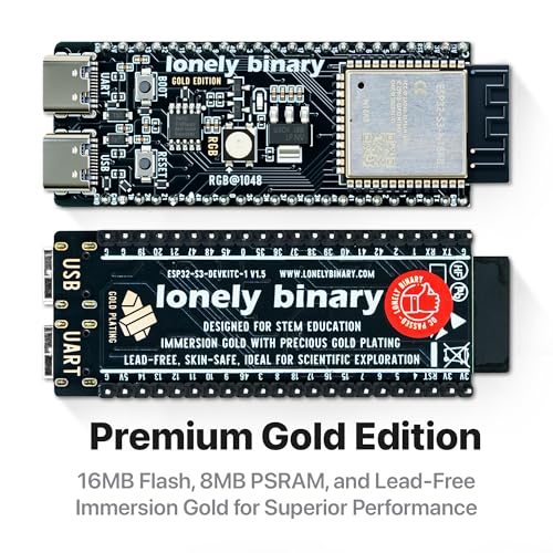 Lonely Binary ESP32-S3 N16R8 Screw Terminal Expansion for Arduino IDE