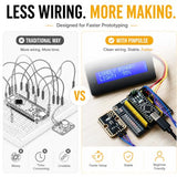 Lonely Binary 3X Nano V3.0 ATmega328P USB-C with PinPulse LED Shield Kit