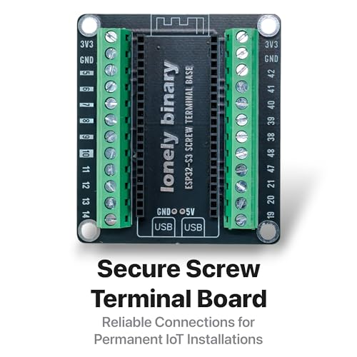Lonely Binary 3-Pack ESP32-S3 N16R8 Development Board + 3 Terminal Bases