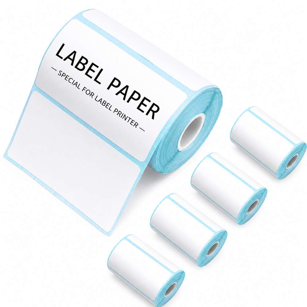 Rolls of thermal label paper for the 58mm label printer