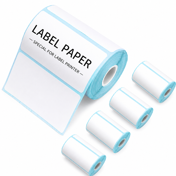 57×30mm Thermal Label Rolls, 6-Pack (1,380 Labels)