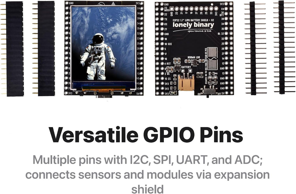 ESP32 1.8" LCD Dev Board + LiPo Shield