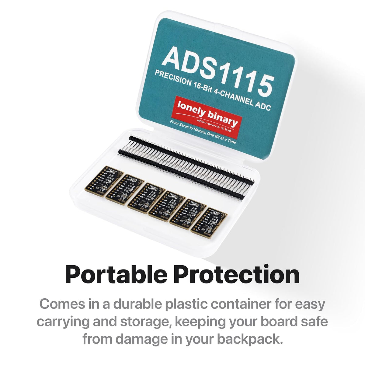 6-Pack ADS1115 16-Bit ADC I2C Module