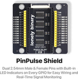 3-Pack ESP32 PinPulse Shield, GPIO LED + Display Port