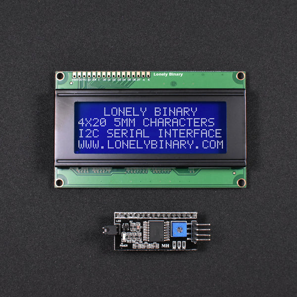 LCD 20X4 2004 LCD Display with I2C Backpack