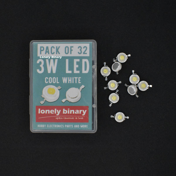 LED 1W/3W Daylight White 6500K