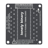 Underside of the ESP32-S3 Pluggable Terminal Base with the display connector pin mapping