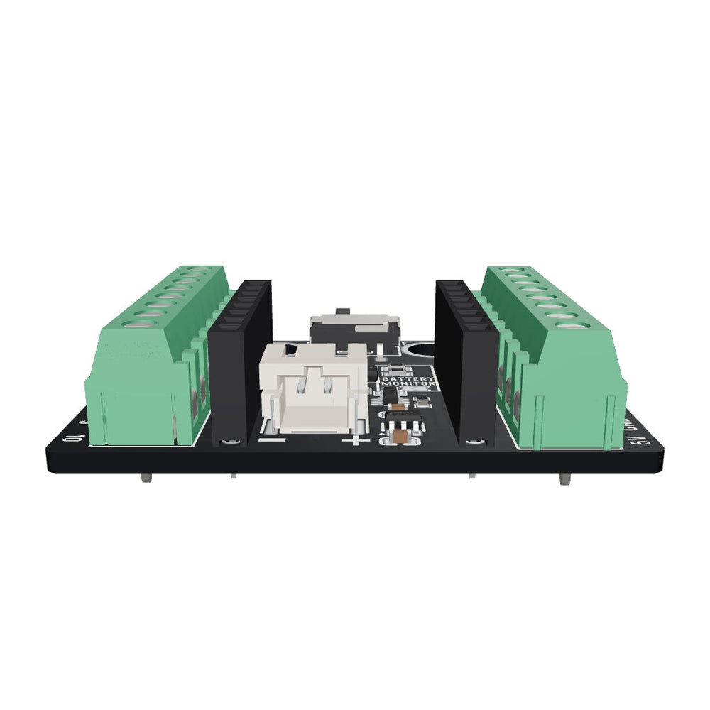 3D model of the ESP32-C3 OLED screw terminal base
