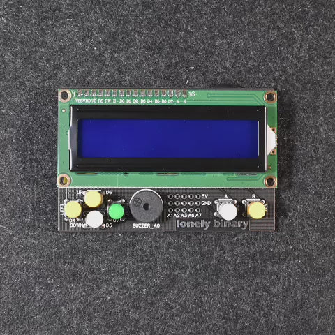 DIY LCD 1602 Keypad Shield for Arduino Nano